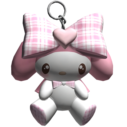 Cute My Melody plush keychain