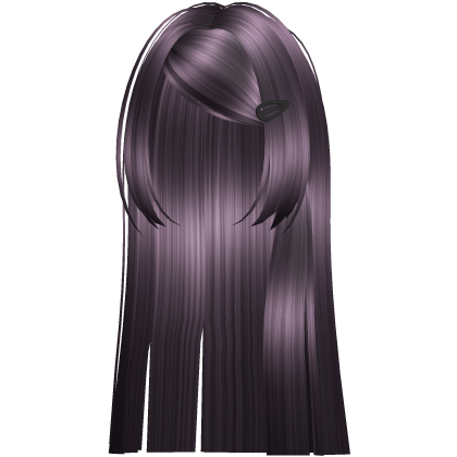 🖤 long protagonist swept scene hair dust purple