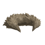 Neck Fur Collar Beige 1