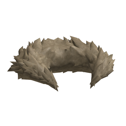 Neck Fur Collar Beige 1