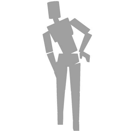 ★ cutesy doll lean bossy hand on hip profile pose thumbnail
