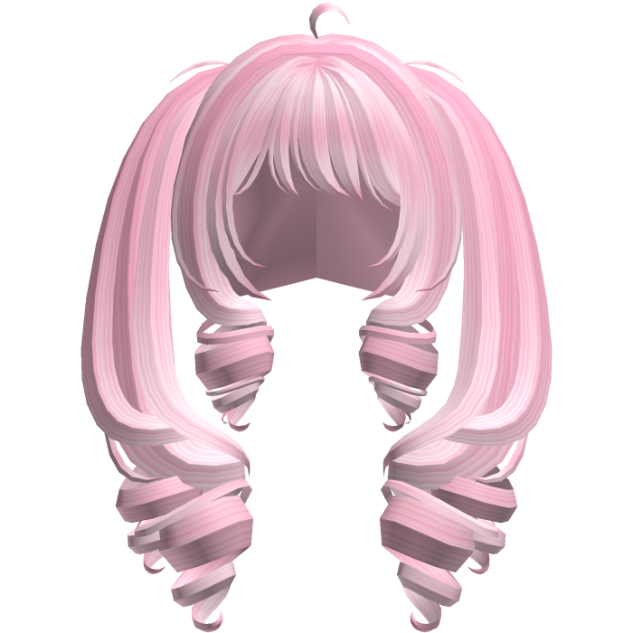 ʚ kawaii harajuku gyaru long drill pigtails pink