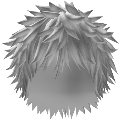 silver spiky emo hair Roblox item