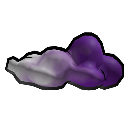2D Floating Cloud Head (Purple)
