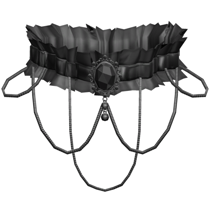 Gothic Ruffle Choker