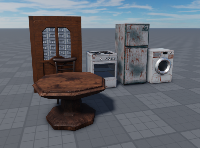 🏚️ Abandoned Horror Furniture Pack preview 2