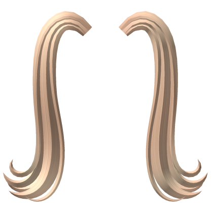Preppy Girl Pigtail Extensions Blonde Roblox item