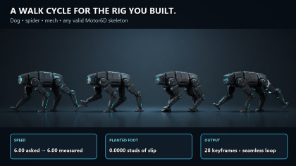 Stride - Walk Cycle Animation Builder for Any Rig preview 3