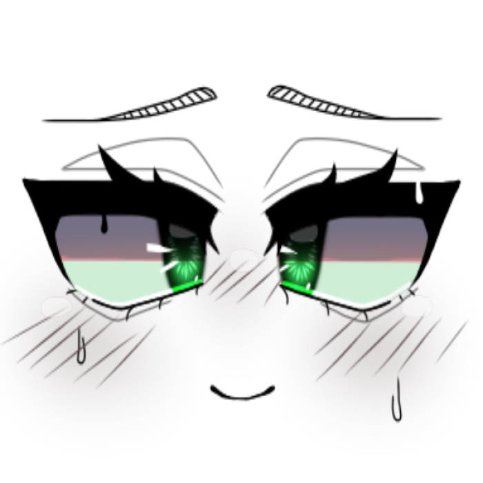 anime face | melting heart breaker Roblox decal