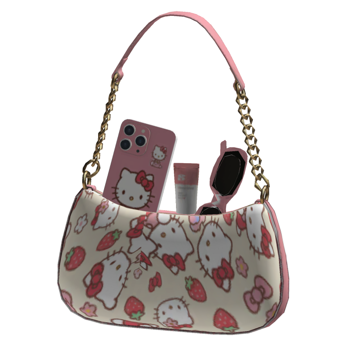trendy hello kitty girl purse