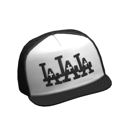 Black Triple LA Trucker Cap