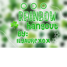 Rainbows hangout!