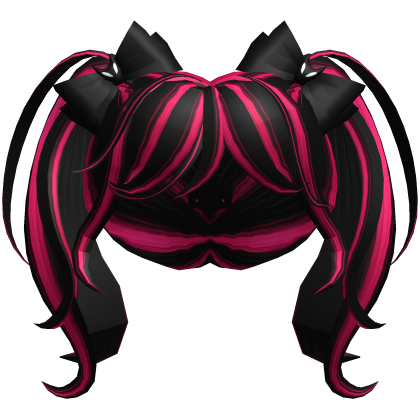 🩷 Pink & Black Draculaura Pigtails Vampire Mh 🖤