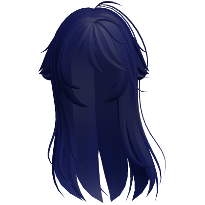 Blue Shy Moe Cat Girl Windy Whispy Hair