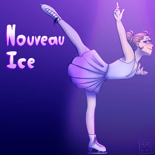 Nouveau Ice Figure Skating V9 official Roblox game thumbnail