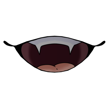 Vampire Smile Face Sticker