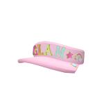 Preppy GLAM Trendy Visor in Pink