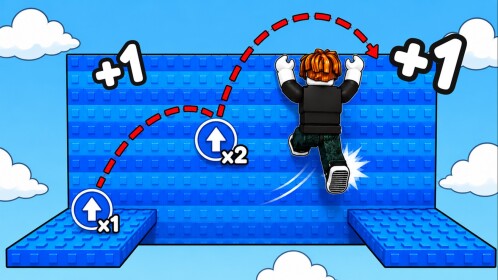 +1 Jump Per Step Auto Wallhop