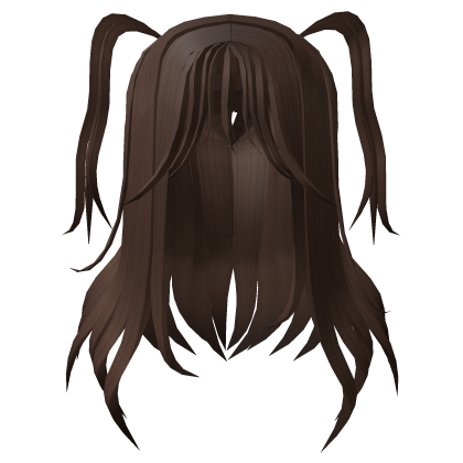 Cute Wavy Hair w Pigtails (brown) Roblox item