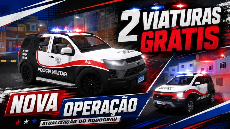 🚓 2 Viaturas Grátis 
