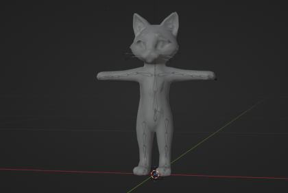 Optimized & Rigged Cool Cat Character preview 1