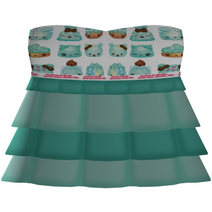 ꒰ Cute Num Noms Mint Dress