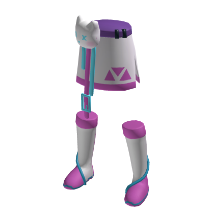 CatGirl Cyberpunk Skirt and Shoes thumbnail