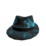 fedora of blue fire