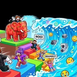 🌊 BRAINROT TSUNAMI: SURVIVE THE WAVE