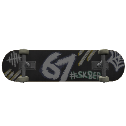 67 Graffiti Skateboard 