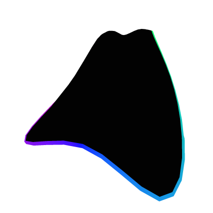 Rainbow Void Cape Roblox item