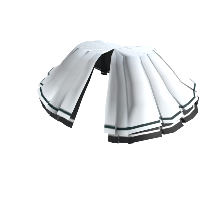 Ruffle Accent in White