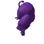 Infamous Purple Ponytail