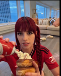 donuts and whip cream