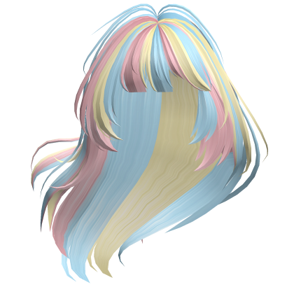 Windy Anime Girl Hair w/ Bangs (Birthday Confetti) thumbnail