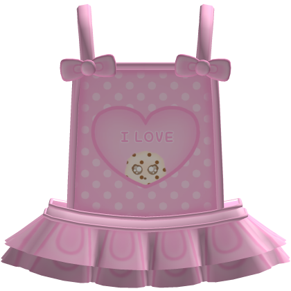 . ‿ ♡ nom nom ... cute cookie overalls pink