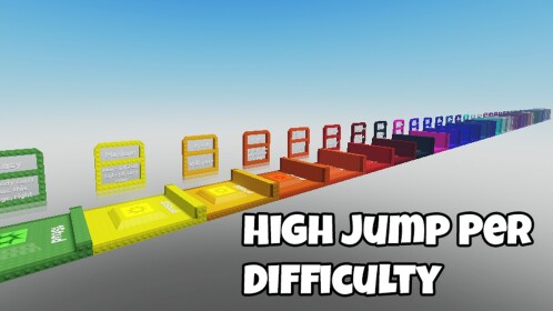 Nine's High Jump Per Difficulty Chart Obby