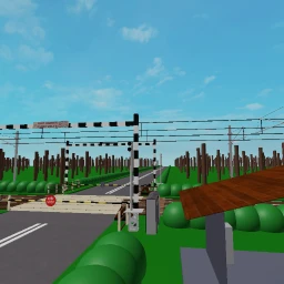 Indian railroad crossing  icon