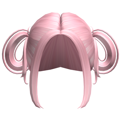 -',ৎ Grunge Loose Side Buns in Pink