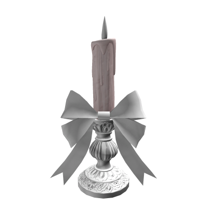 cute gothic pink candle 