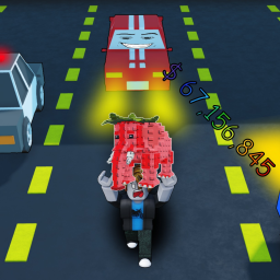 Dodge traffic for brainrots