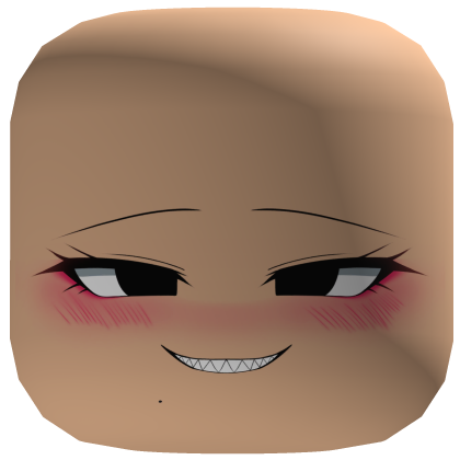 Blush Shark Smile Face Roblox item