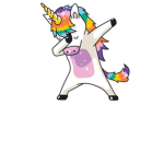 Dabbing unicorns on rainbows in candy land