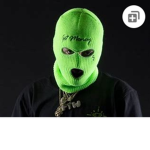 green ski mask