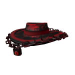 Red Fedora with Chains