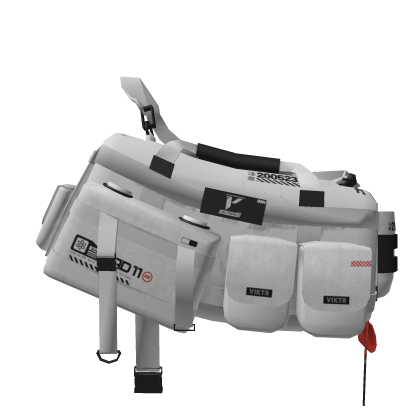 Techwear Duffle Bag (White) thumbnail
