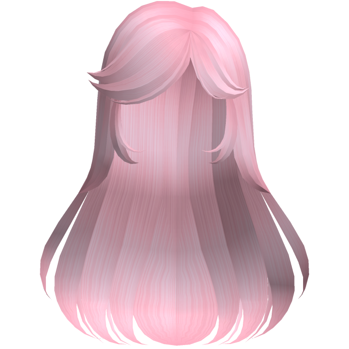 Light Pink Cute Long Moe Hair