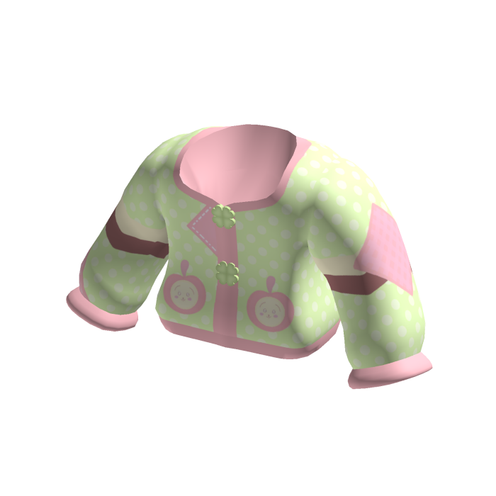 cute igari chiikawa usagi pink green sweater 🍎