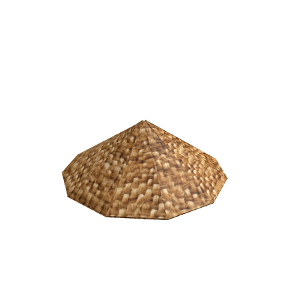 Rice farmer hat 