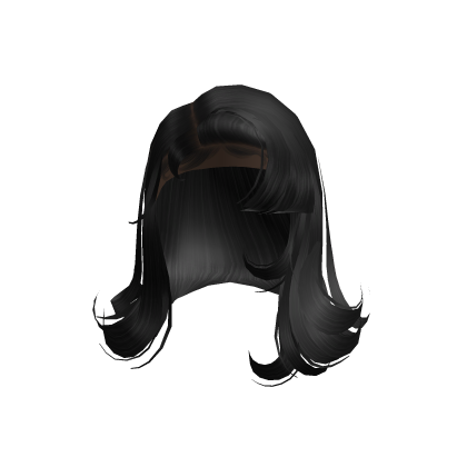 Black Curly Fringe & Wisps Roblox item